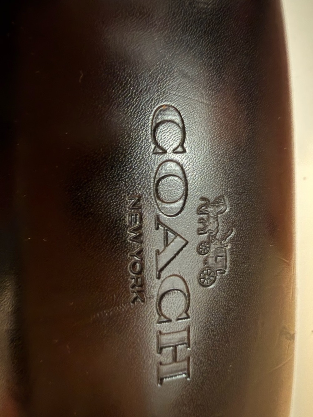 Coach Brown Tortoiseshell Rectangular Eyeglass Frame - Picture 7 of 7